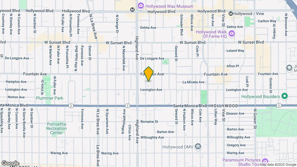 1216 N McCadden Pl Map and Location Details