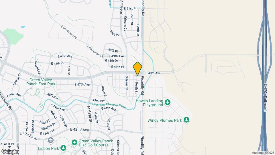 4744 N Perth St Map and Location Details