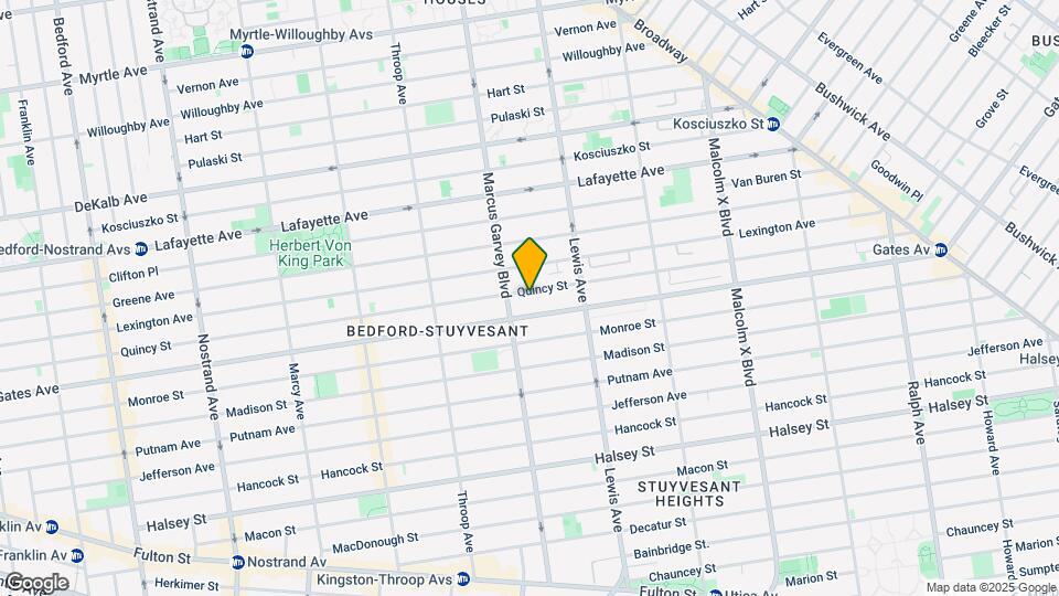 560 Quincy St Map and Location Details