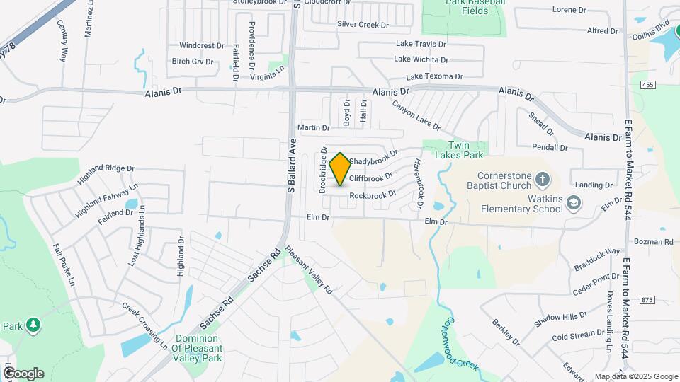 109 Rockbrook Dr Map and Location Details