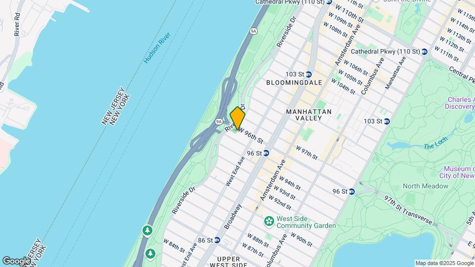 328 W 96th St Map and Location Details