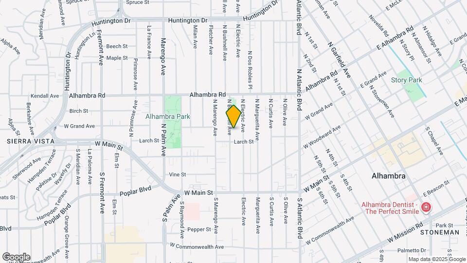 316 N Bushnell Ave, Unit 316 Map and Location Details