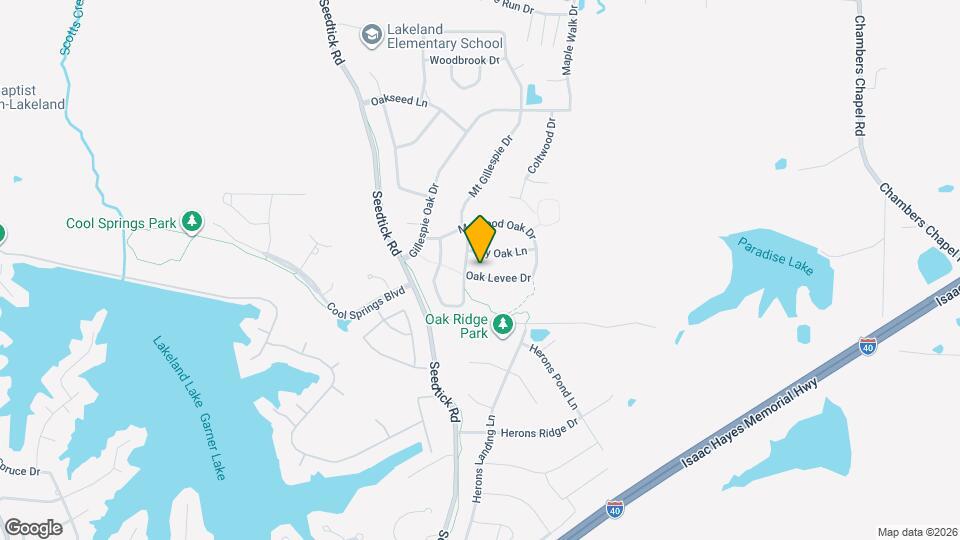 10188 Oak Levee Dr Map and Location Details