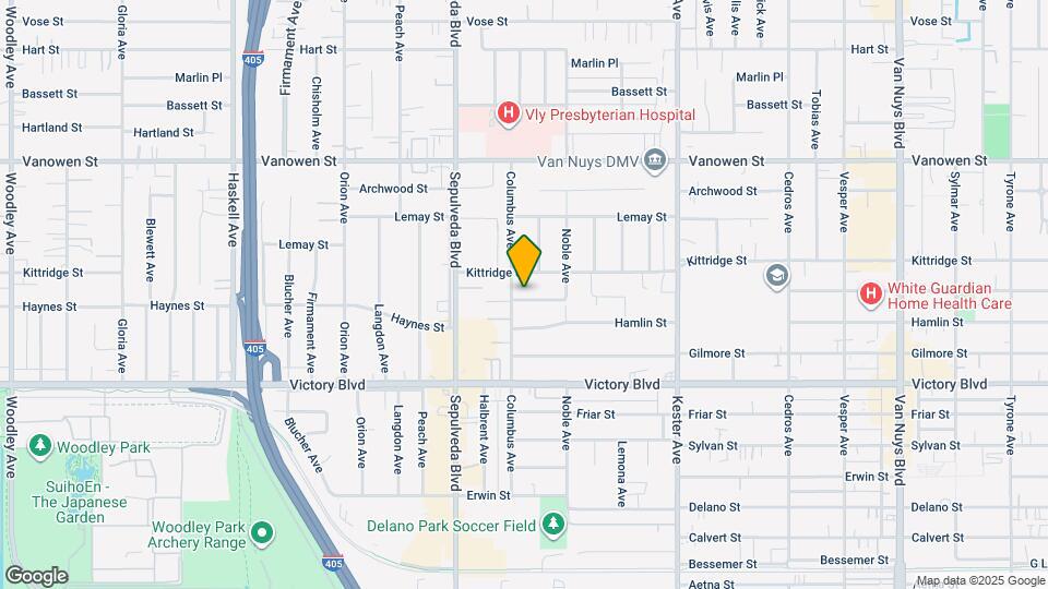 15145 Haynes St Map and Location Details