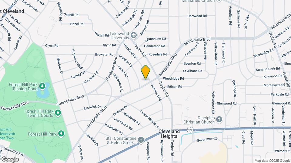 3367 Monticello Blvd Map and Location Details
