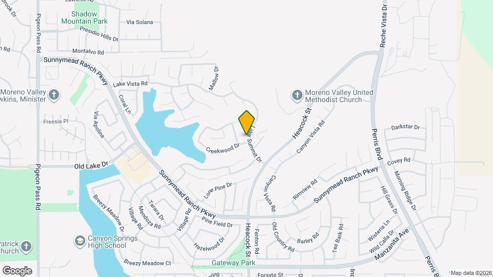 23972 Creekwood Dr Map and Location Details