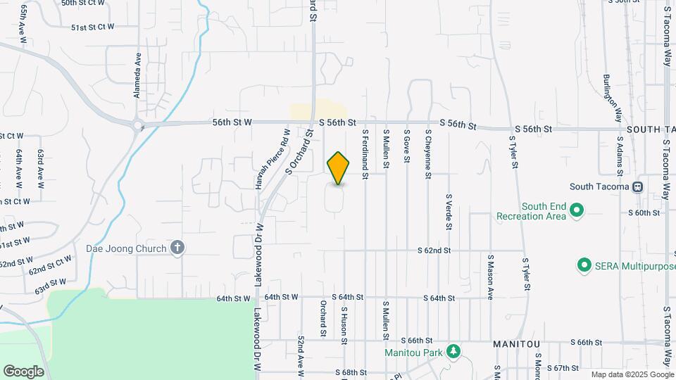 5008 Orchard Glen Ct W Map and Location Details