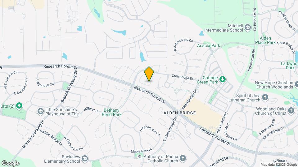 195 S Walden Elms Cir Map and Location Details