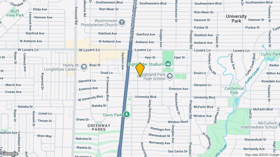 4432 Glenwick Ln Map and Location Details