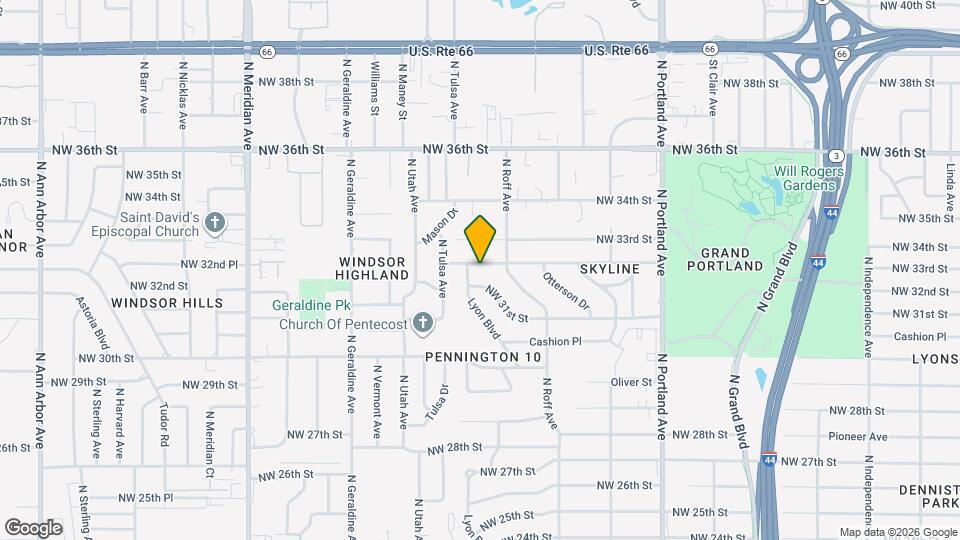 4024 NW 32nd St Map and Location Details