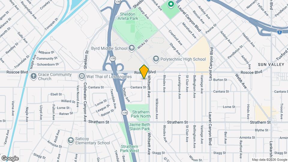 8222 Vanscoy Ave Map and Location Details