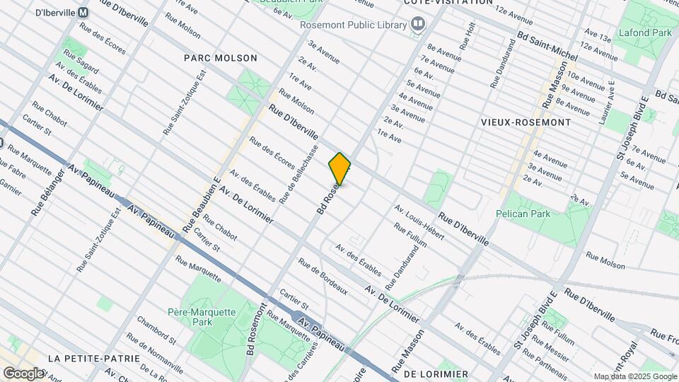 2368-2370 Rosemont Boul Map and Location Details