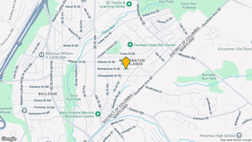 713 Brandywine St SE Map and Location Details