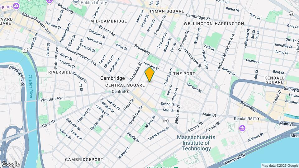 413 Washington St, Unit 3 Map and Location Details
