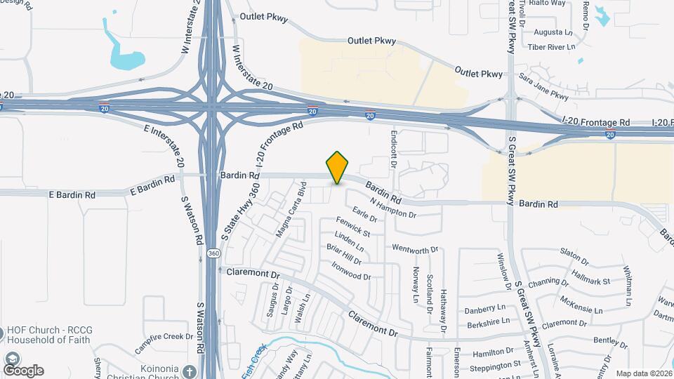 4106 Hartley Wy Map and Location Details