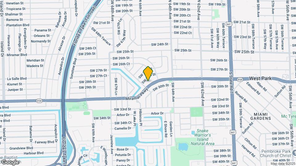 6541 Miramar Pkwy Map and Location Details