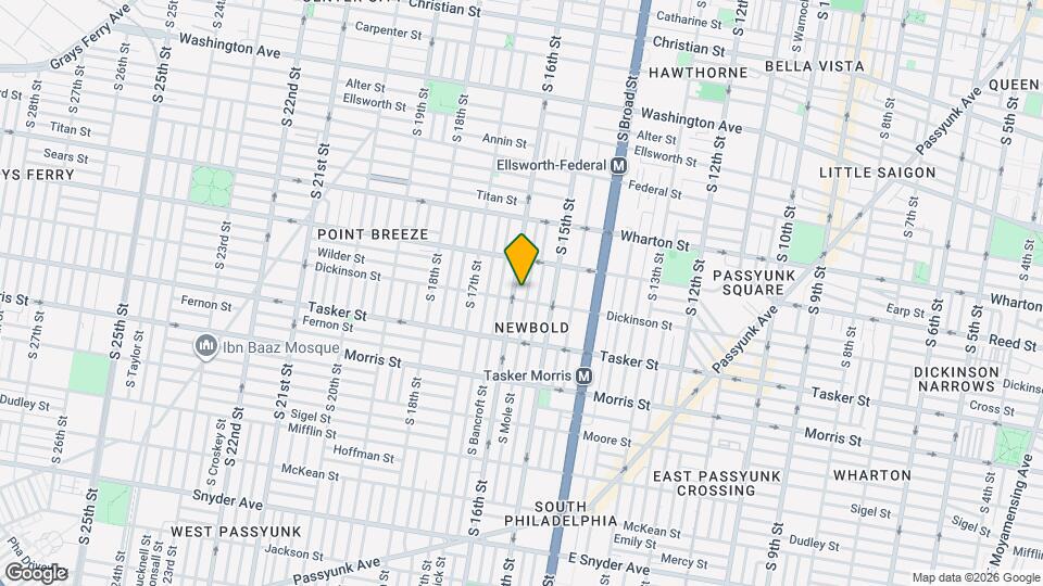 1537 Dickinson Street Mapa y Detalles de la Ubicación