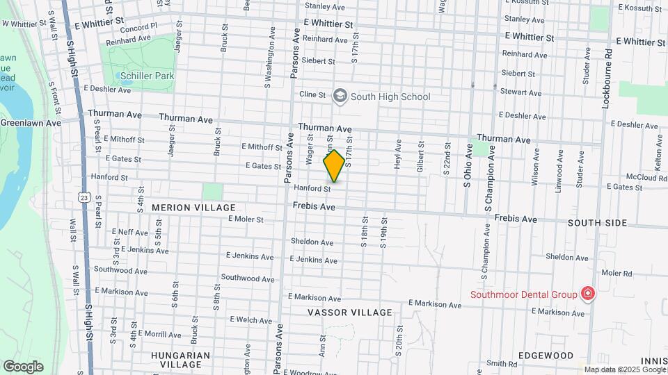 550 Hanford St Mapa y Detalles de la Ubicación