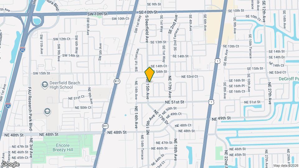 5300 NE 15th Ave Mapa y Detalles de la Ubicación