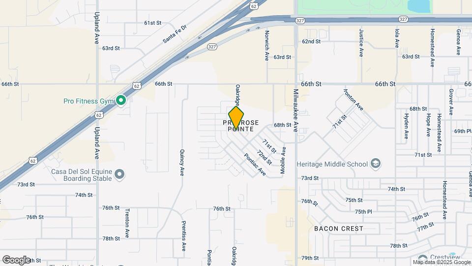 6806 Oakridge Ave Map and Location Details