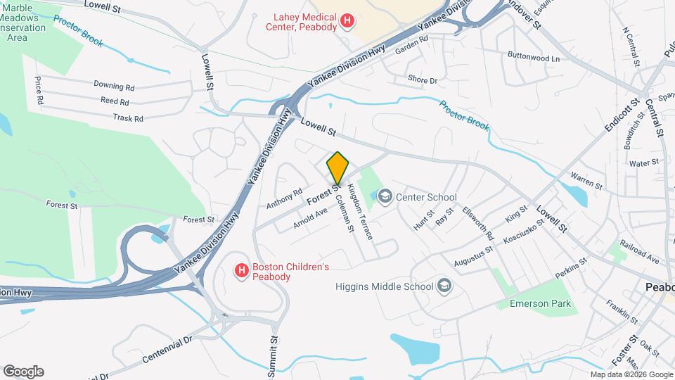 38 Forest St Map and Location Details