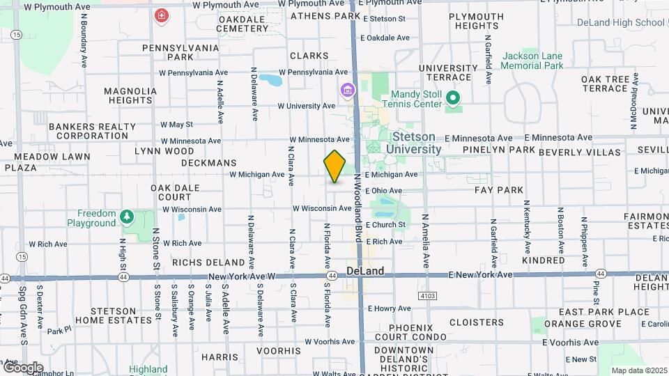 135 W Ohio Ave Map and Location Details