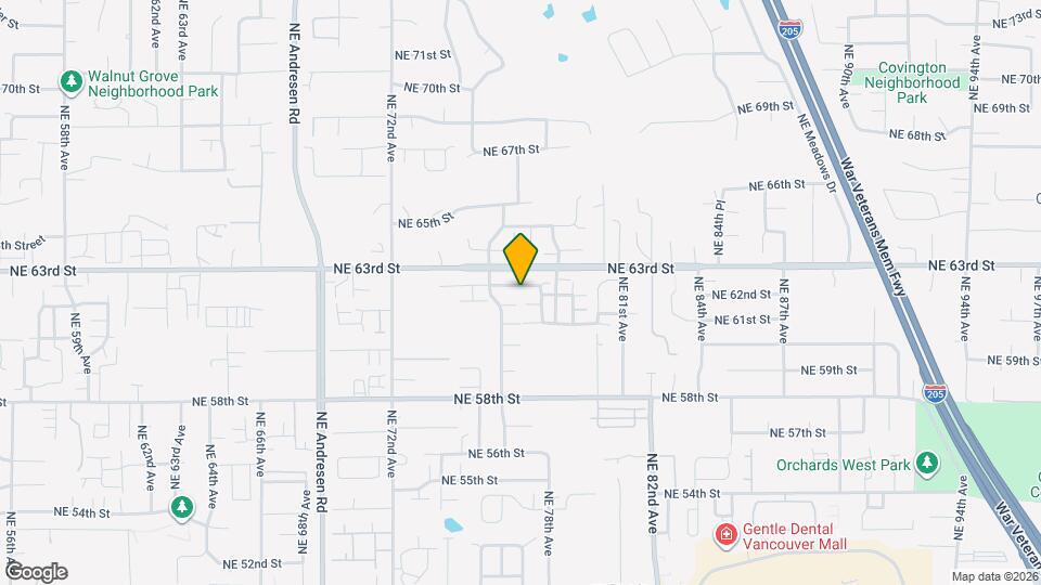 7633 NE 62nd St Map and Location Details