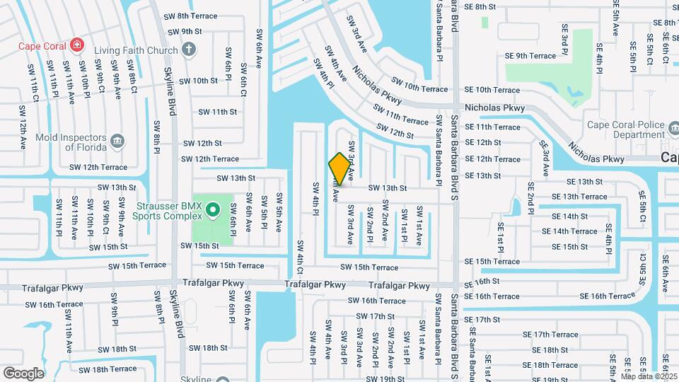 318 SW 13th St Map and Location Details