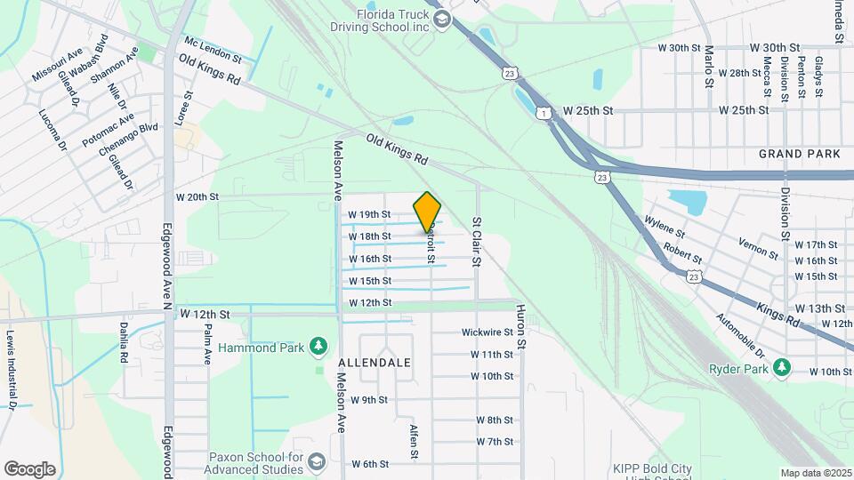 3034 W 18th St Map and Location Details