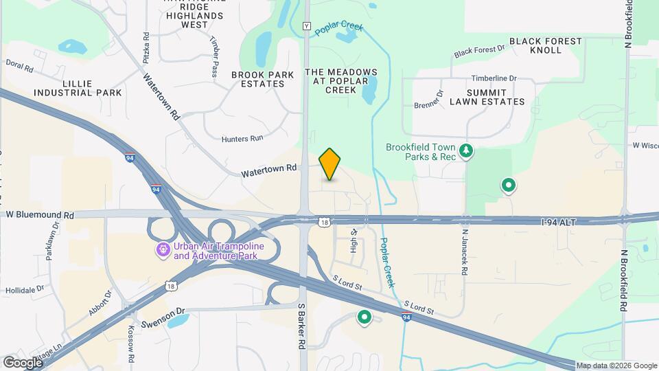 CrossTown at Poplar Creek Town Center Mapa y Detalles de la Ubicación