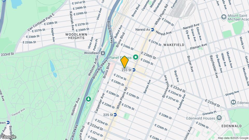 667 E 232nd St Mapa y Detalles de la Ubicación