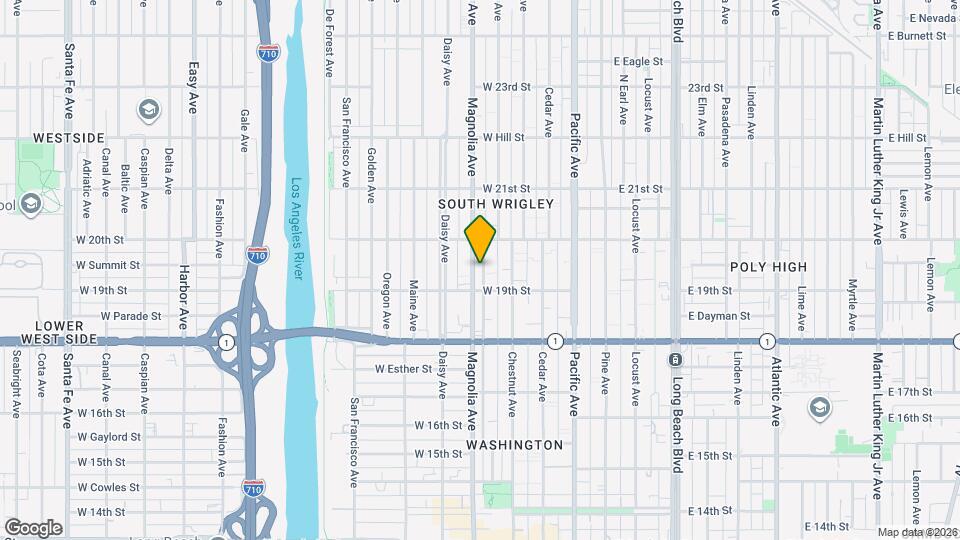 1934 Magnolia Ave, Unit 2 Map and Location Details