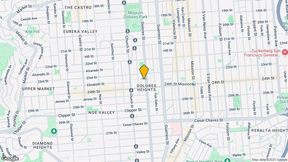 1050 Dolores St Map and Location Details