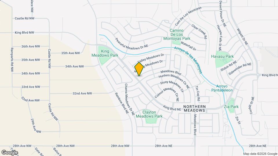 3401 Misty Meadows Dr NE Mapa y Detalles de la Ubicación