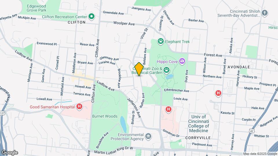 3429 Ruther Ave Map and Location Details