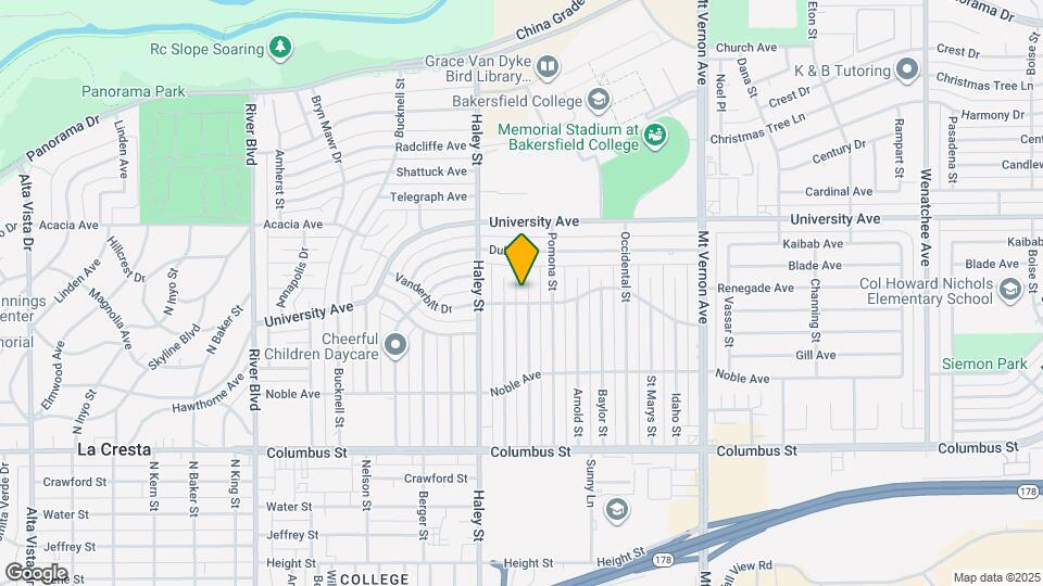 3204 Hollins St Map and Location Details