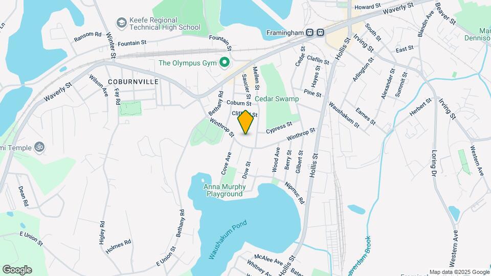 137 Winthrop St Map and Location Details