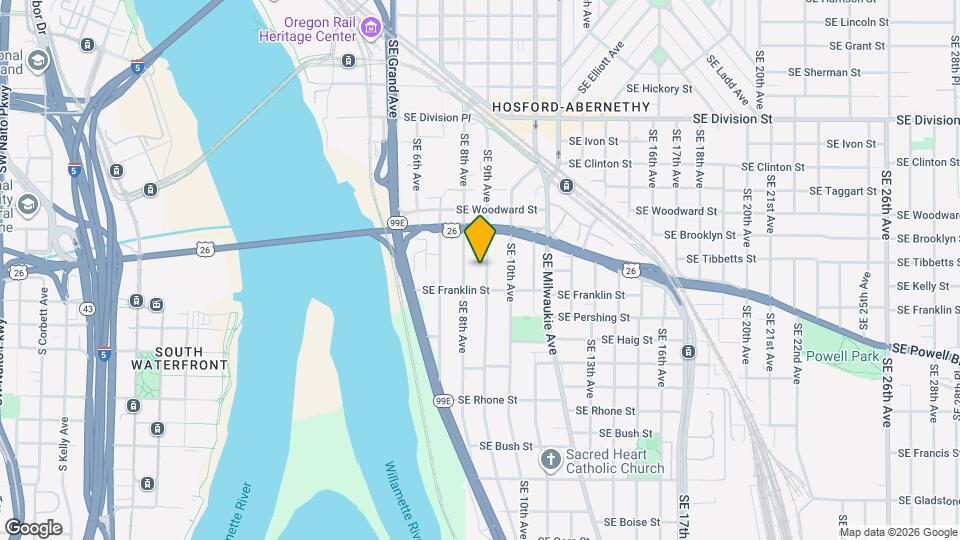 3127 Southeast 9th Avenue Map and Location Details