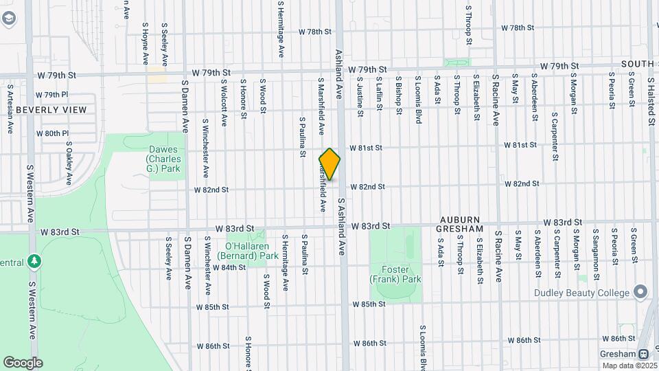 8154-8156 S Marshfield Ave Map and Location Details