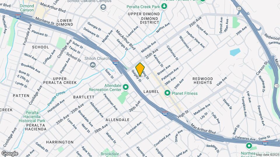 3630 Quigley St Map and Location Details