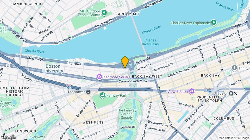 15 Bay State Rd Map and Location Details