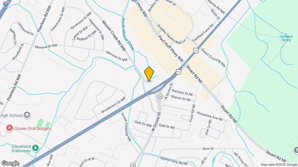 201 Lacy St Map and Location Details