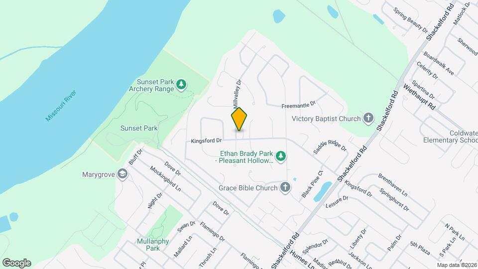 2316 Millvalley Dr Mapa y Detalles de la Ubicación