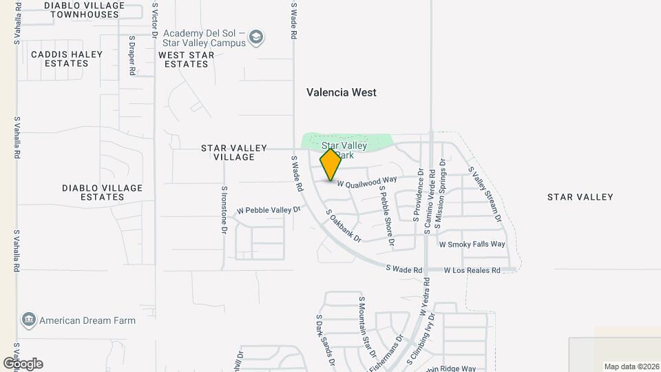 6895 W Quailwood Way Mapa y Detalles de la Ubicación