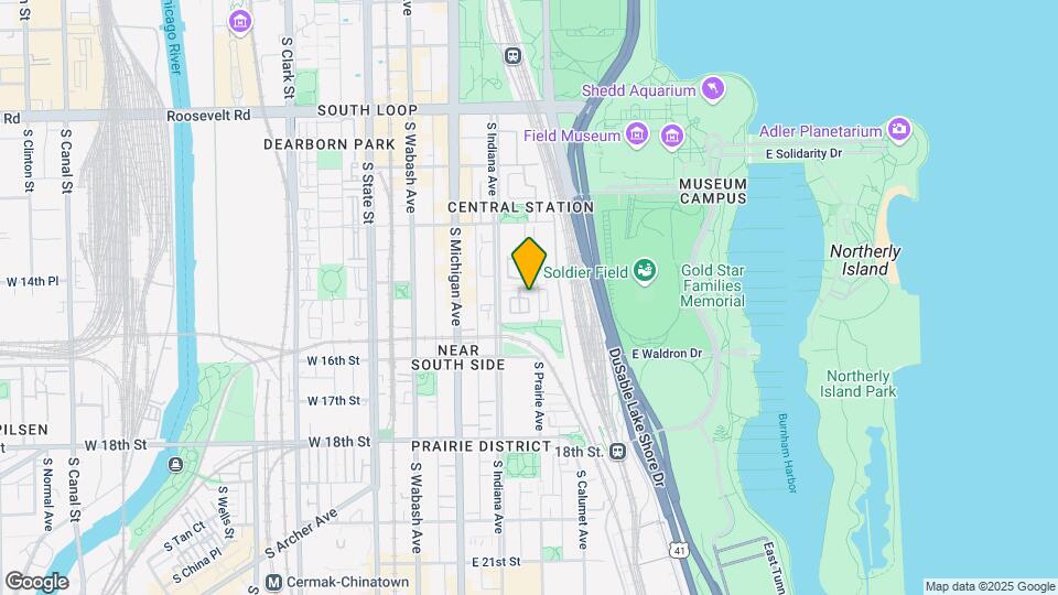1502 S Prairie Ave Map and Location Details