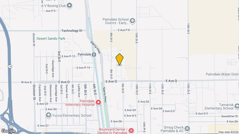 38907 9th St E Map and Location Details