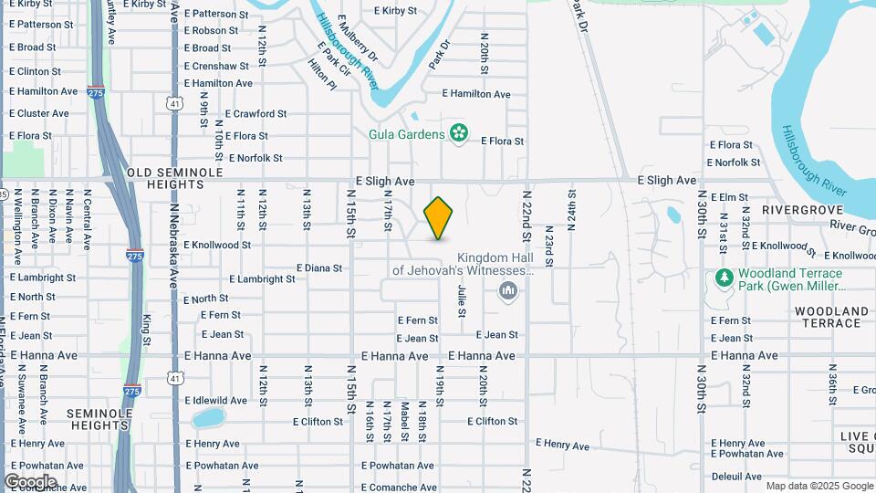 1817 E Knollwood St Map and Location Details