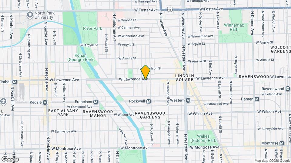 2617 W Lawrence Ave, Unit 2 Map and Location Details