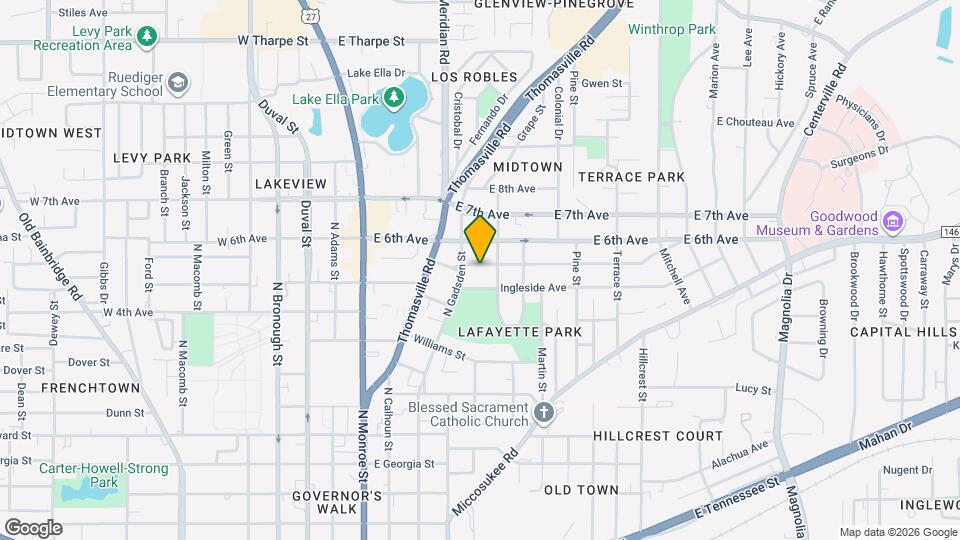 411 Beard St Map and Location Details