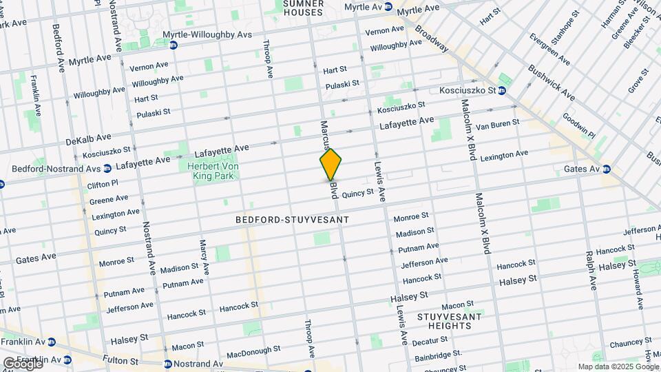 256 Marcus Garvey Blvd Map and Location Details